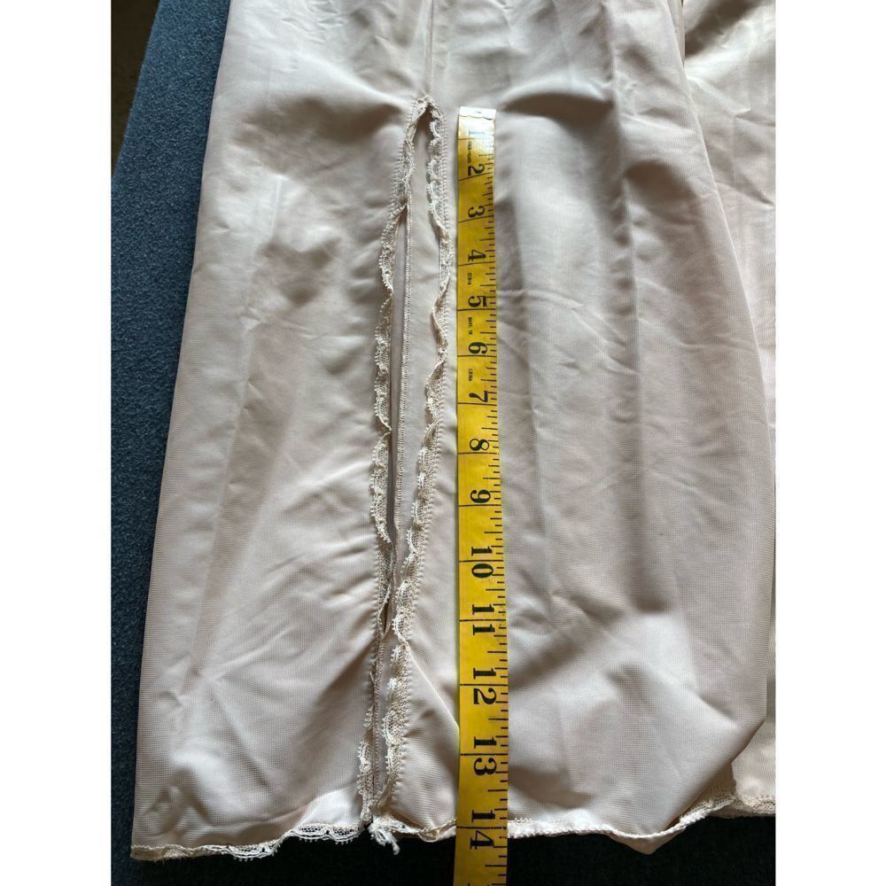 Vintage Vassarette Beige Long Half Slip - Picture 8 of 9